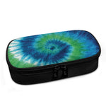 Blue Green And White Tie Dye Print Insulin Cooler Travel Case
