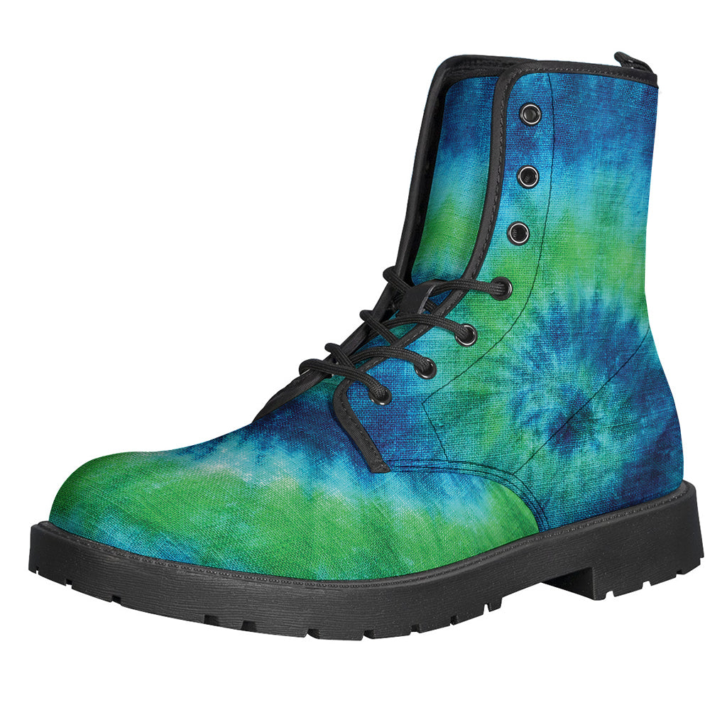 Blue Green And White Tie Dye Print Backpack