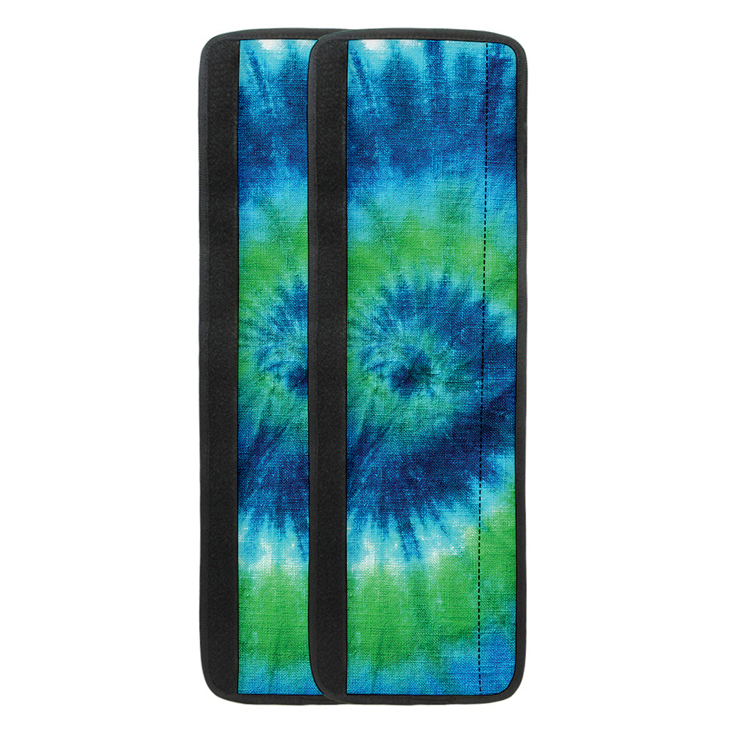 Blue Green And White Tie Dye Print Refrigerator Handle Covers