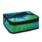 Blue Green And White Tie Dye Print Small Lunch Bag