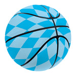 Blue Harlequin Pattern Print Basketball