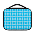 Blue Harlequin Pattern Print Classic Bible Case