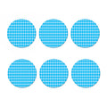 Blue Harlequin Pattern Print Coaster Set