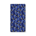 Blue Hawaiian Tropical Pattern Print Baby Crib Sheet