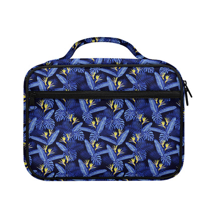 Blue Hawaiian Tropical Pattern Print Briefcase Bible Bag