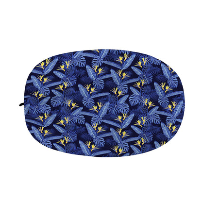 Blue Hawaiian Tropical Pattern Print Car Side Mirror Covers