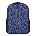 Blue Hawaiian Tropical Pattern Print Casual Backpack