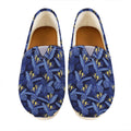 Blue Hawaiian Tropical Pattern Print Casual Shoes