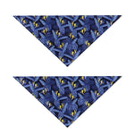 Blue Hawaiian Tropical Pattern Print Dog Bandana