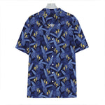 Blue Hawaiian Tropical Pattern Print Hawaiian Shirt