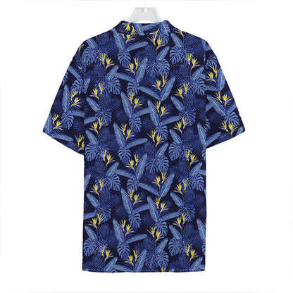 Blue Hawaiian Tropical Pattern Print Hawaiian Shirt