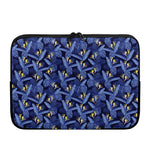 Blue Hawaiian Tropical Pattern Print Laptop Sleeve