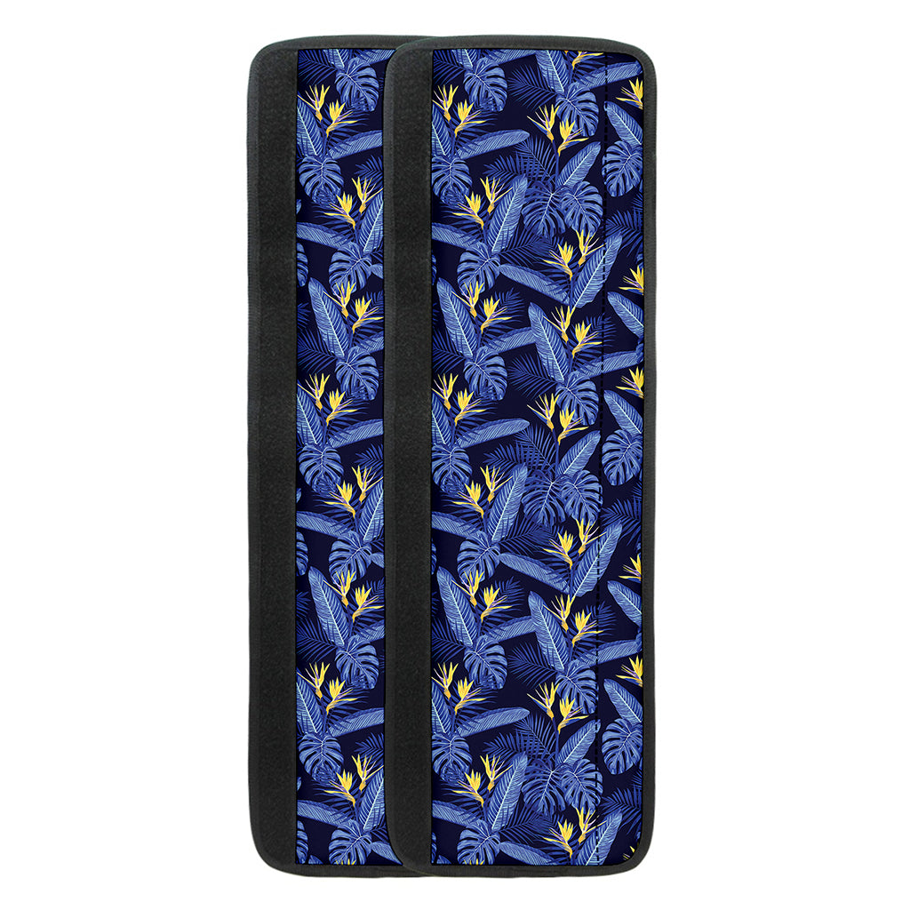 Blue Hawaiian Tropical Pattern Print Refrigerator Handle Covers