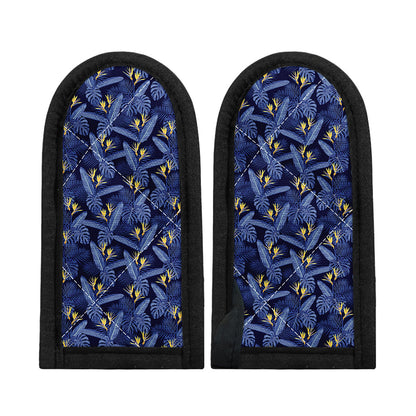 Blue Hawaiian Tropical Pattern Print Skillet Handle Cover