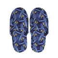 Blue Hawaiian Tropical Pattern Print Slippers