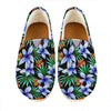 Blue Hawaiian Wildflowers Pattern Print Casual Shoes