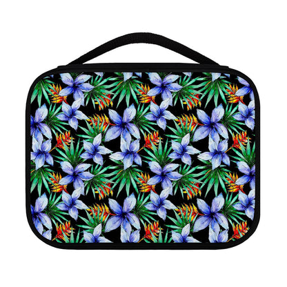 Blue Hawaiian Wildflowers Pattern Print Classic Bible Case