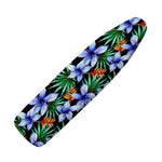 Blue Hawaiian Wildflowers Pattern Print Ironing Board Cover