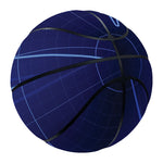 Blue Heartbeat Print Basketball