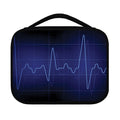 Blue Heartbeat Print Classic Bible Case