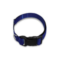 Blue Heartbeat Print Dog Collar