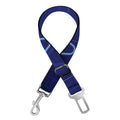 Blue Heartbeat Print Dog Seat Belt