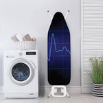 Blue Heartbeat Print Ironing Board Cover