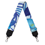Blue Hibiscus Tropical Pattern Print Bag Strap