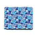 Blue Hibiscus Tropical Pattern Print Bifold Wallet