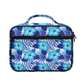 Blue Hibiscus Tropical Pattern Print Briefcase Bible Bag