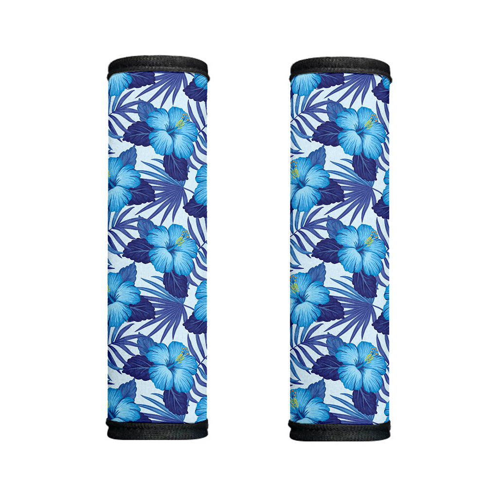 Blue Hibiscus Tropical Pattern Print Handle Covers
