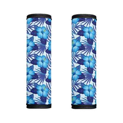 Blue Hibiscus Tropical Pattern Print Handle Covers