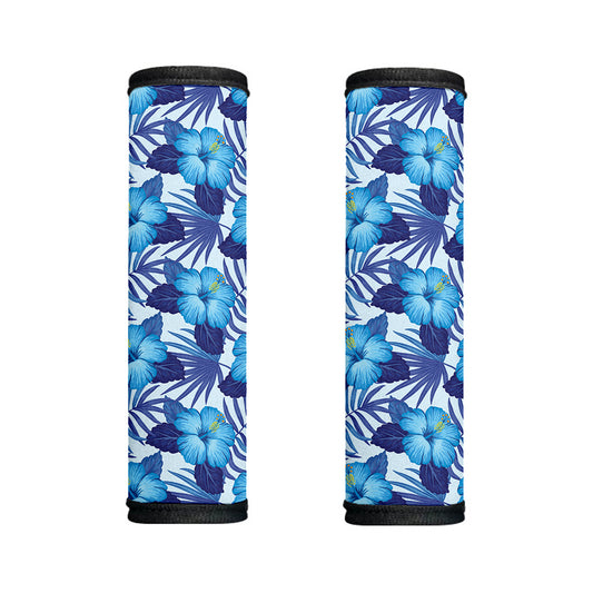 Blue Hibiscus Tropical Pattern Print Handle Covers