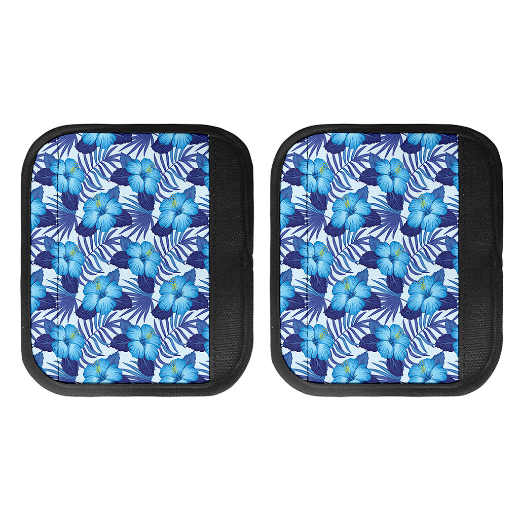 Blue Hibiscus Tropical Pattern Print Handle Covers