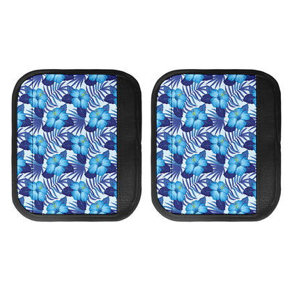 Blue Hibiscus Tropical Pattern Print Handle Covers