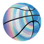 Blue Holographic Print Basketball