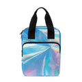 Blue Holographic Print Bible Tote Bag