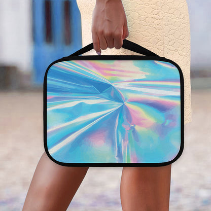 Blue Holographic Print Classic Bible Case