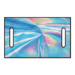 Blue Holographic Print Golf Cart Seat Cover