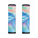 Blue Holographic Print Handle Covers