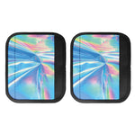 Blue Holographic Print Handle Covers