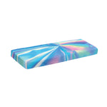 Blue Holographic Print Piano Keyboard Cover