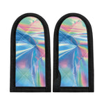 Blue Holographic Print Skillet Handle Cover