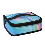 Blue Holographic Print Small Lunch Bag