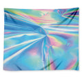 Blue Holographic Print Tapestry