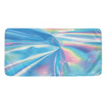 Blue Holographic Print Towel