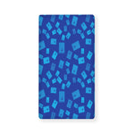 Blue Holy Bible Pattern Print Baby Crib Sheet