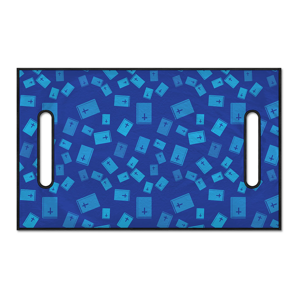 Blue Holy Bible Pattern Print Golf Cart Seat Cover