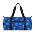 Blue Holy Bible Pattern Print Gym Bag