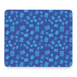 Blue Holy Bible Pattern Print Mouse Pad